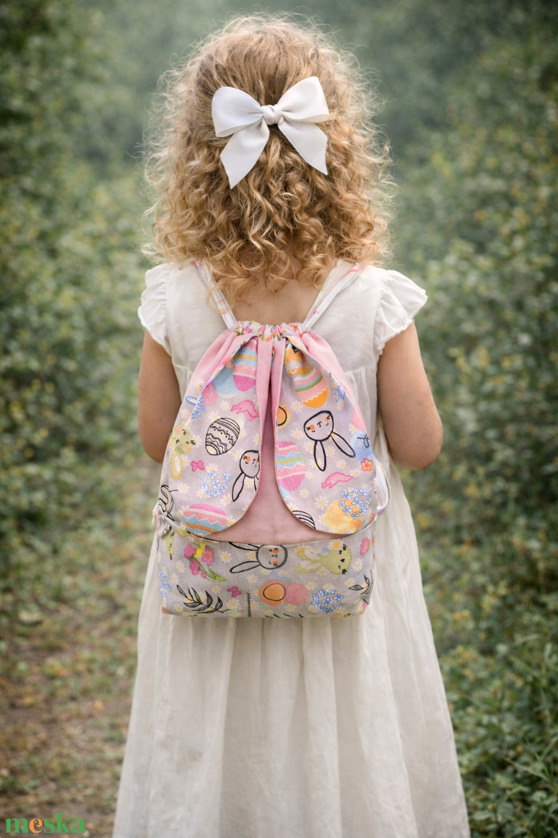 Nyuszis tornazsák  - játék & sport - ovis felszerelés - ovis tornazsák - Meska.hu