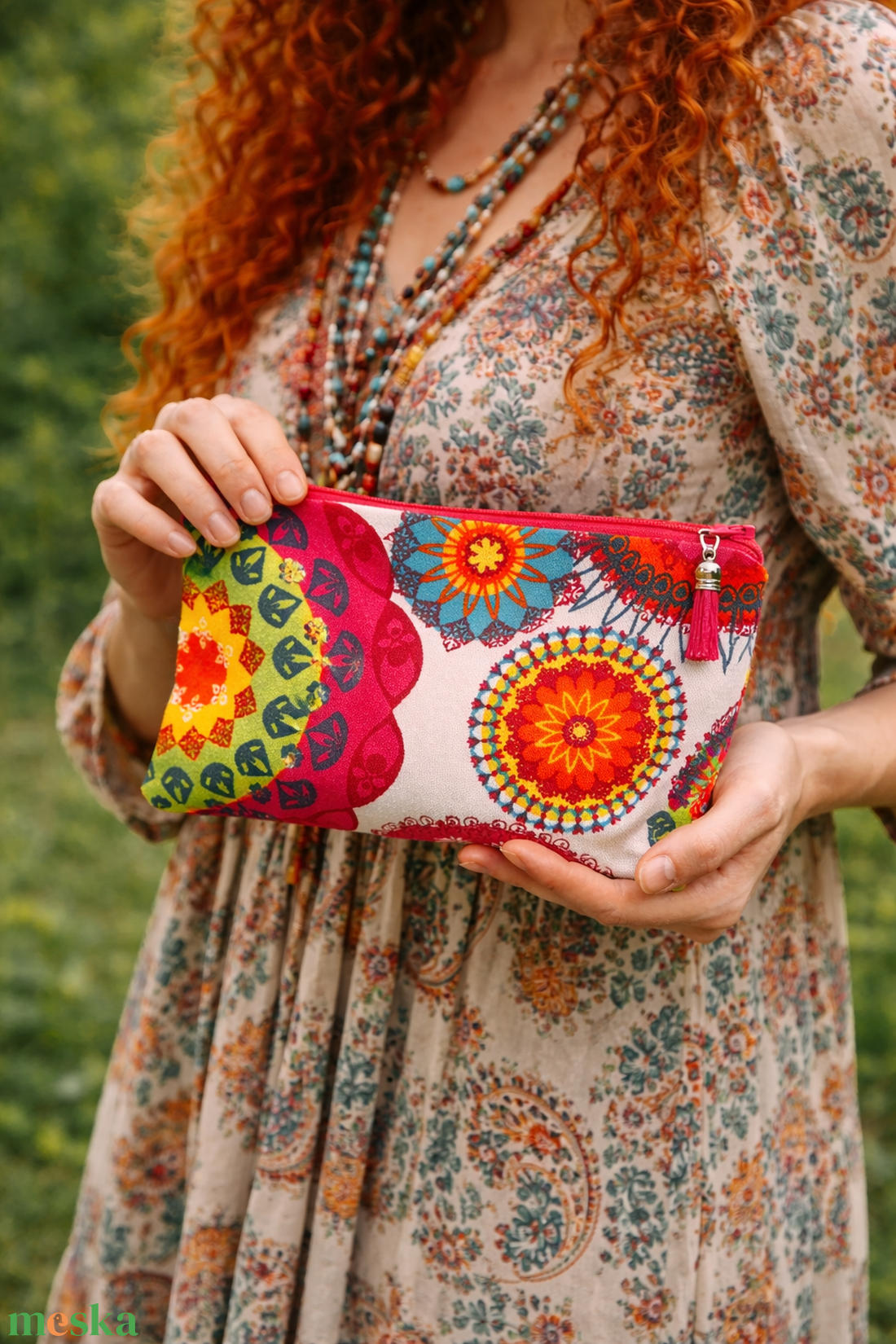 Mandalás vászontáska és neszeszer - táska & tok - bevásárlás & shopper táska - kenyeres zsák - Meska.hu