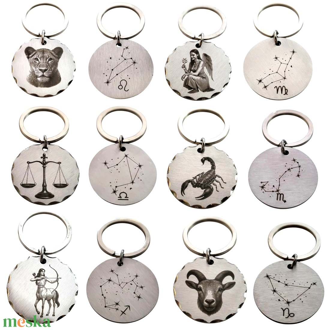 Horoszkópos ajándékcsomag  Luna by You díszdobozos kollekció (karkötő + nyaklánc + kulcstartó) - ékszer - ékszerszett - Meska.hu