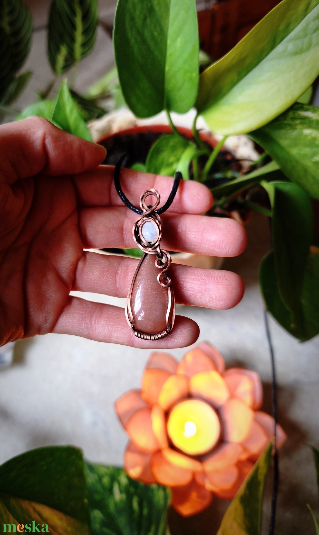 Holdkő medál - ékszer - nyaklánc - medál - Meska.hu