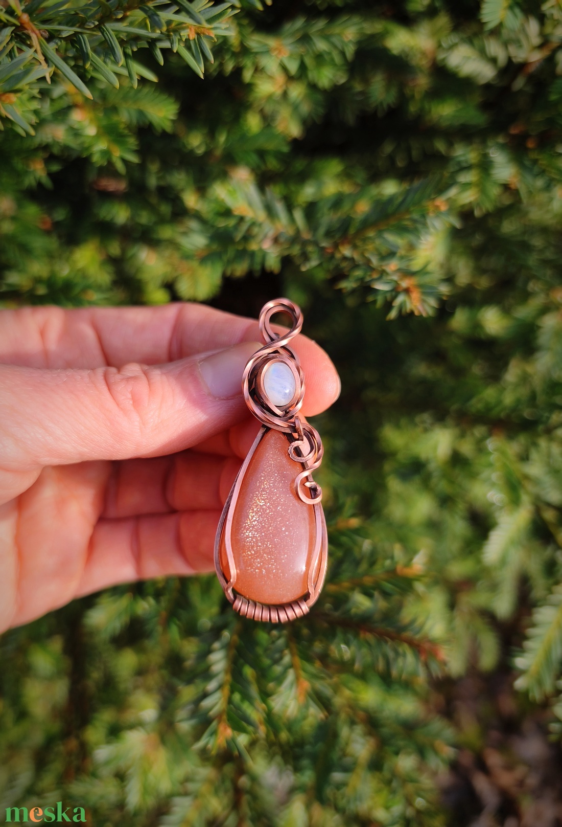 Holdkő medál - ékszer - nyaklánc - medál - Meska.hu