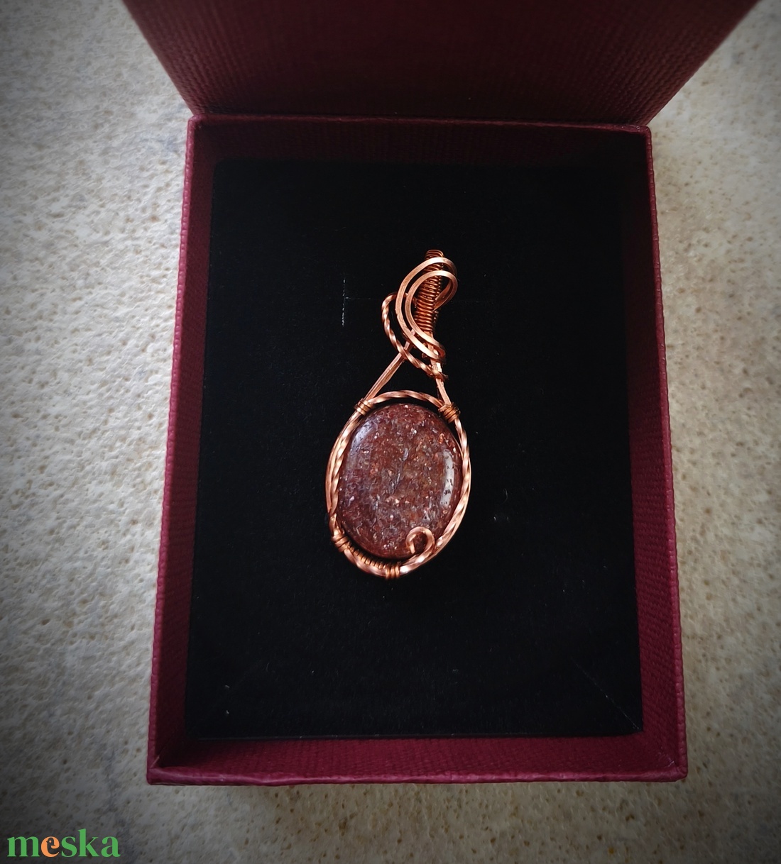 Muszkovit medál - ékszer - nyaklánc - medálos nyaklánc - Meska.hu