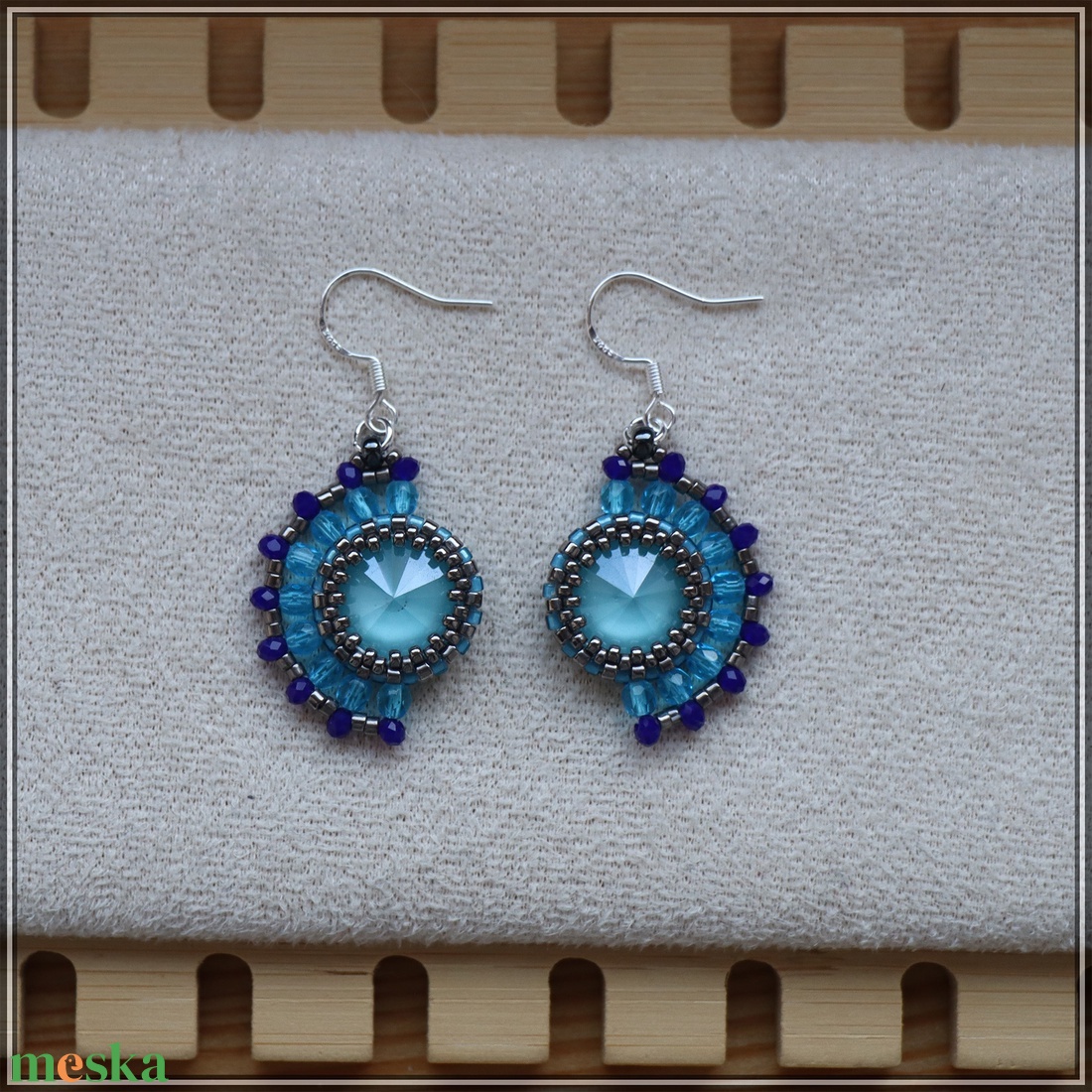 Swarovski holdacska fülbevaló - ékszer - fülbevaló - lógó fülbevaló - Meska.hu Swarovski holdacska fülbevaló - ékszer - fülbevaló - lógó fülbevaló - Meska.hu