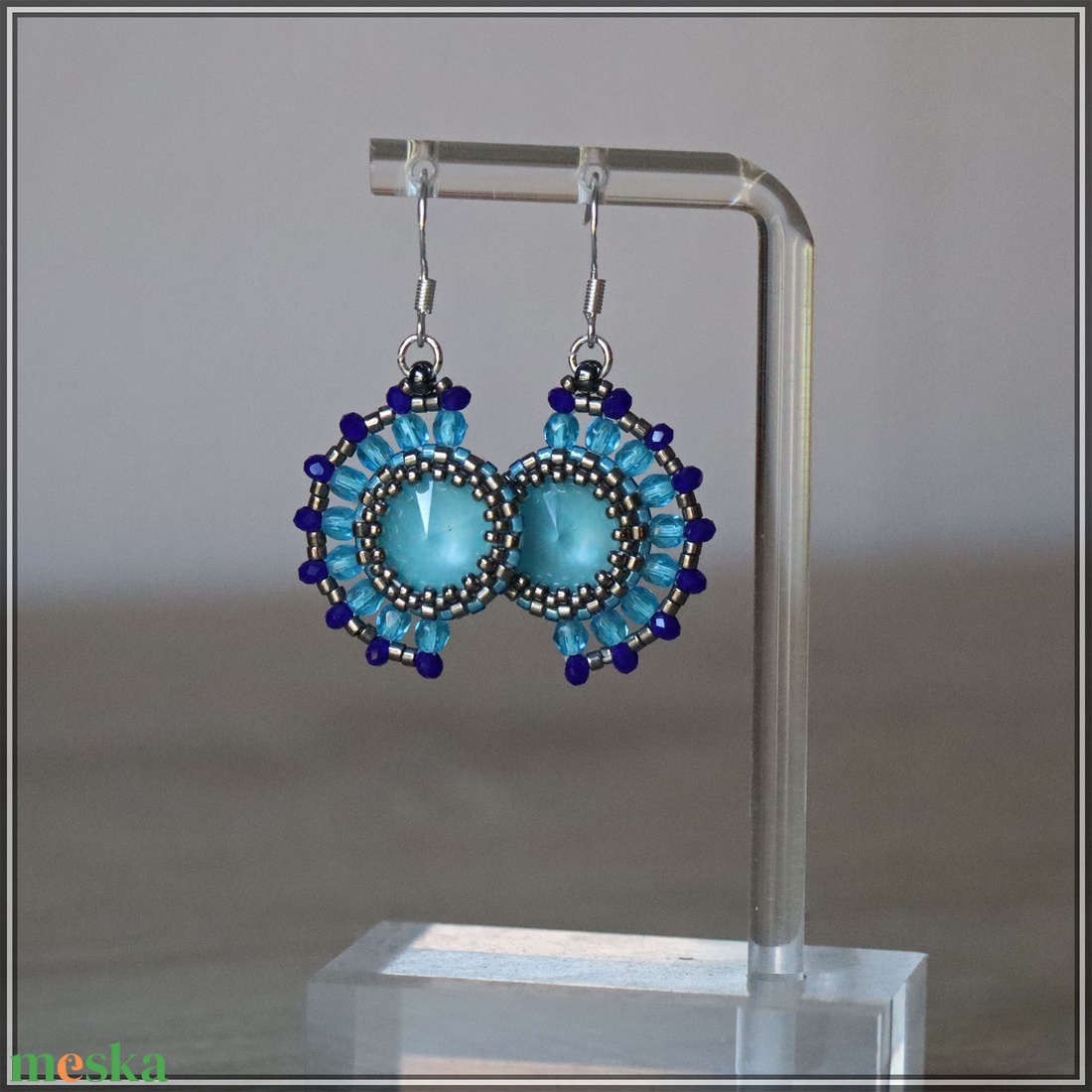 Swarovski holdacska fülbevaló - ékszer - fülbevaló - lógó fülbevaló - Meska.hu Swarovski holdacska fülbevaló - ékszer - fülbevaló - lógó fülbevaló - Meska.hu