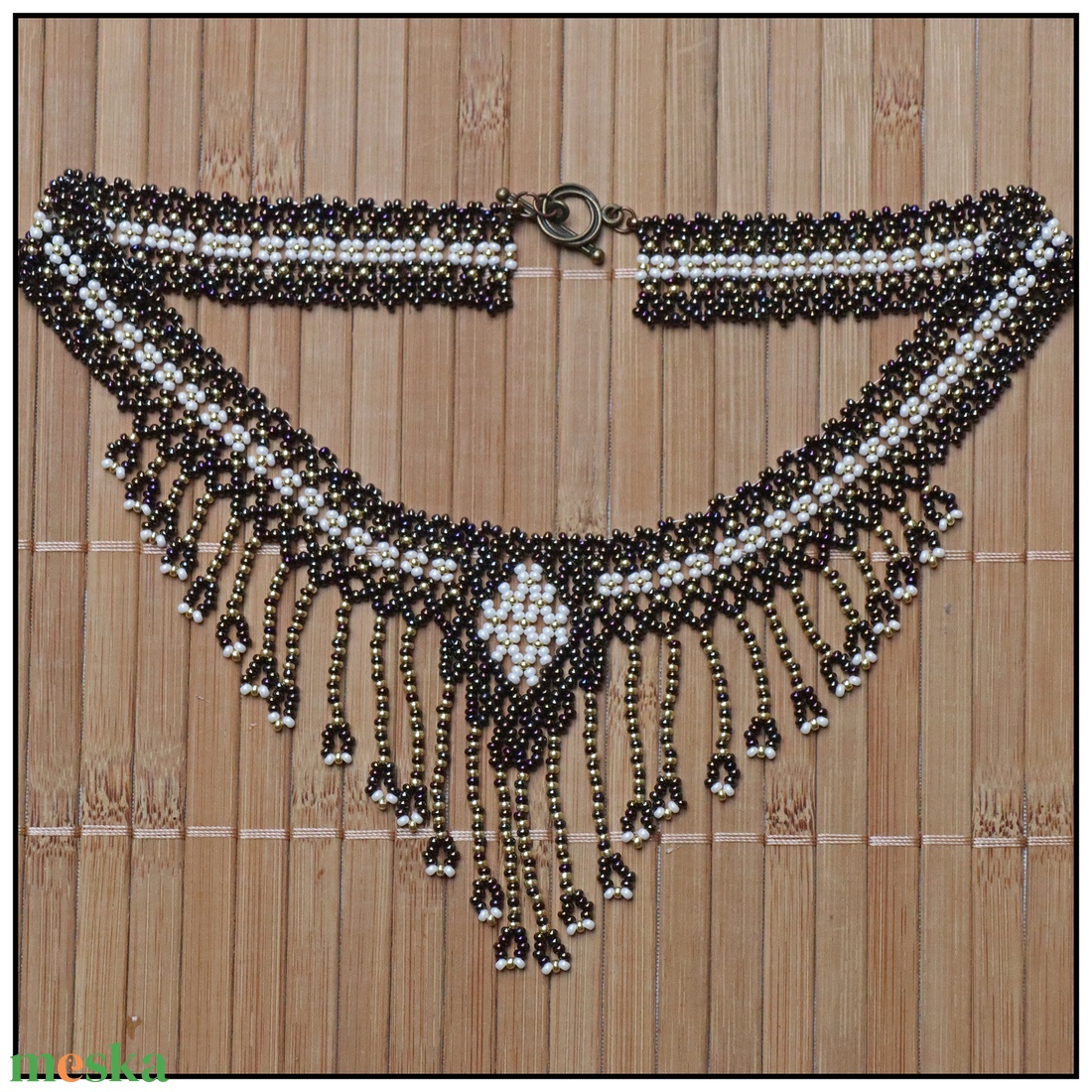 Kleopátra nyaklánc - ékszer - nyaklánc - gyöngyös nyaklánc - Meska.hu