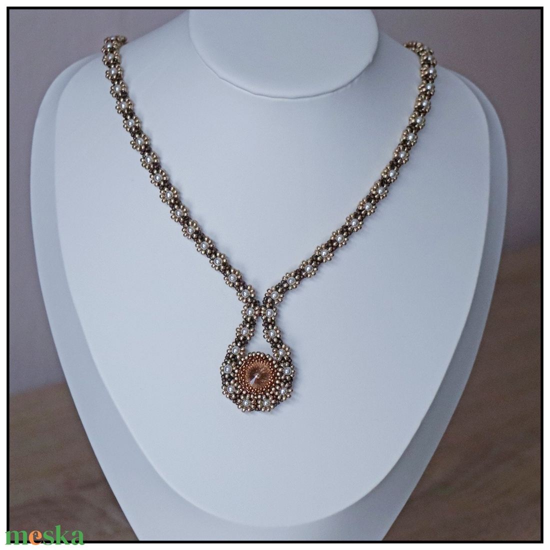 Afrodita-gold nyakláncs - ékszer - nyaklánc - medál nélküli nyaklánc - Meska.hu