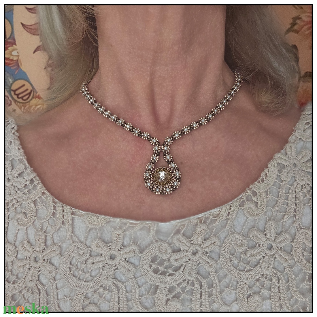 Afrodita-gold nyakláncs - ékszer - nyaklánc - medál nélküli nyaklánc - Meska.hu