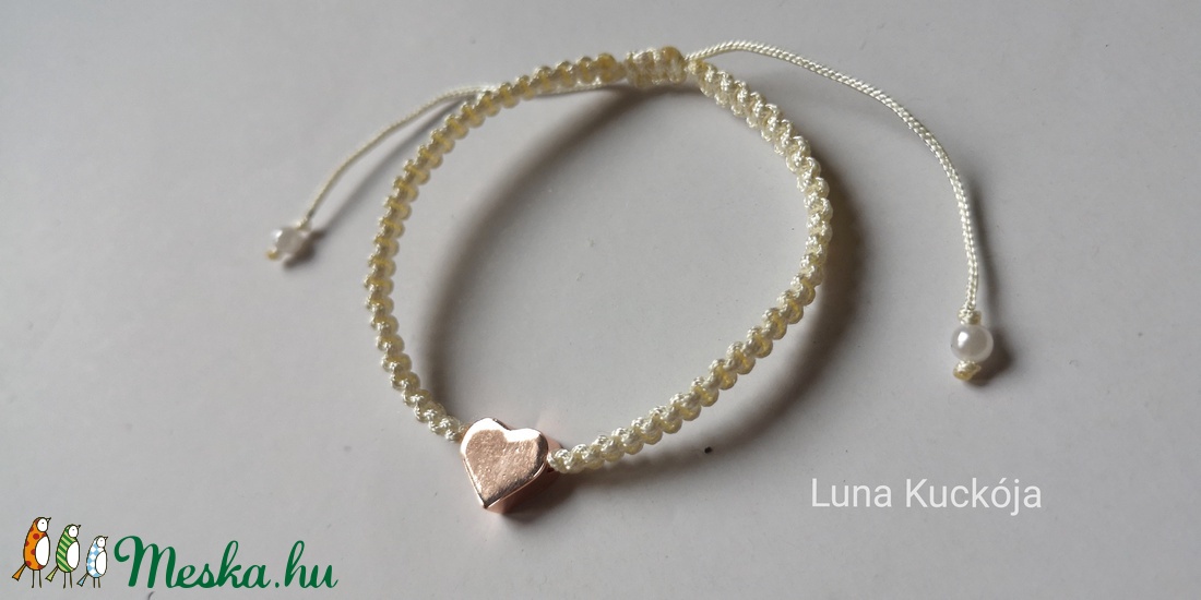 Rose gold szív - - Meska.hu Rose gold szív - - Meska.hu