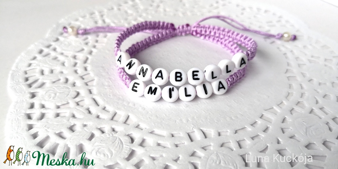 Annabella-Emília karkötő - - Meska.hu Annabella-Emília karkötő - - Meska.hu