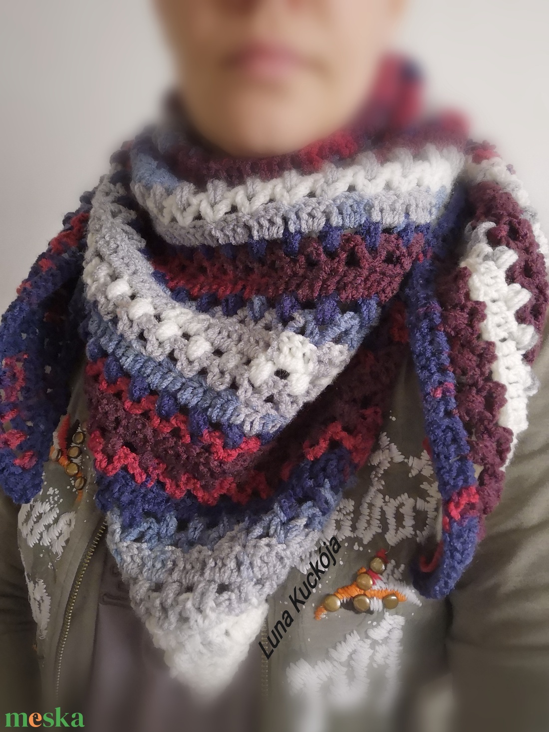 Hamu és Postairón - ruha & divat - sál, sapka, kendő - kendő - Meska.hu