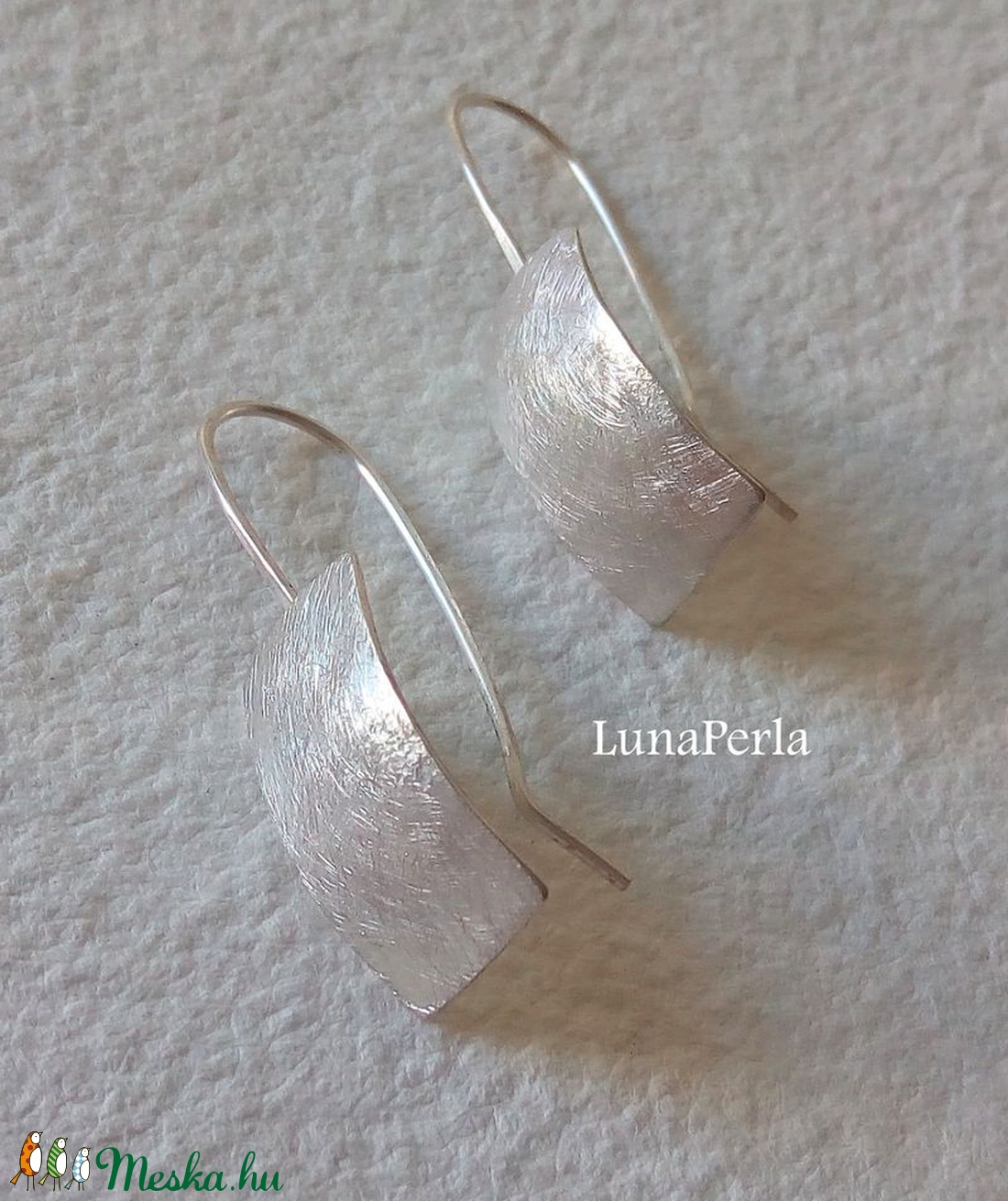 Minimalista ezüst fülbevaló - - Meska.hu Minimalista ezüst fülbevaló - - Meska.hu