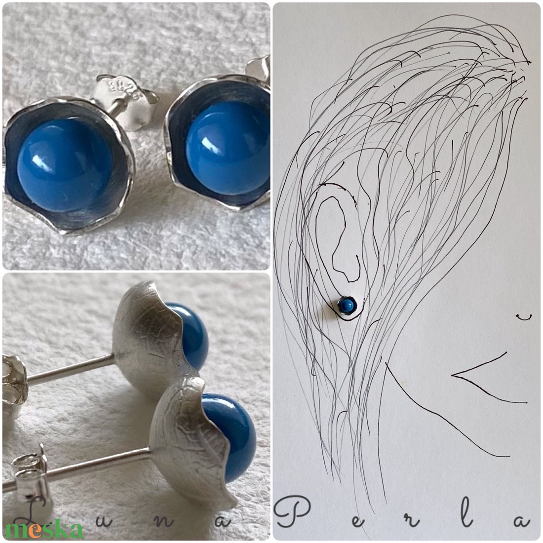 Swarovski - ezüst bedugós fülbevaló - ékszer - fülbevaló - pötty fülbevaló - Meska.hu Swarovski - ezüst bedugós fülbevaló - ékszer - fülbevaló - pötty fülbevaló - Meska.hu