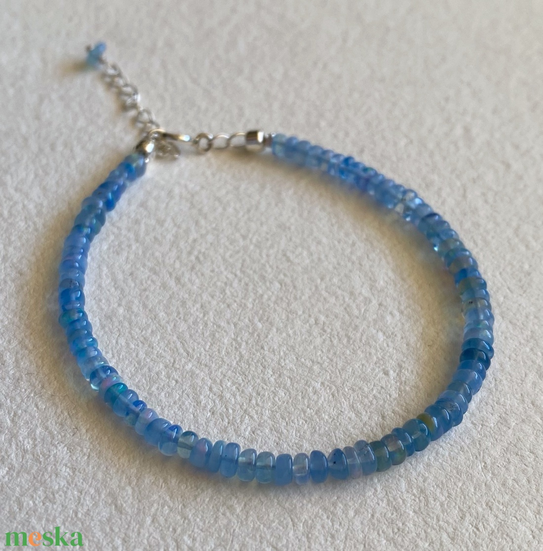 Karkötő opállal - ékszer - karkötő - gyöngyös karkötő - Meska.hu Karkötő opállal - ékszer - karkötő - gyöngyös karkötő - Meska.hu