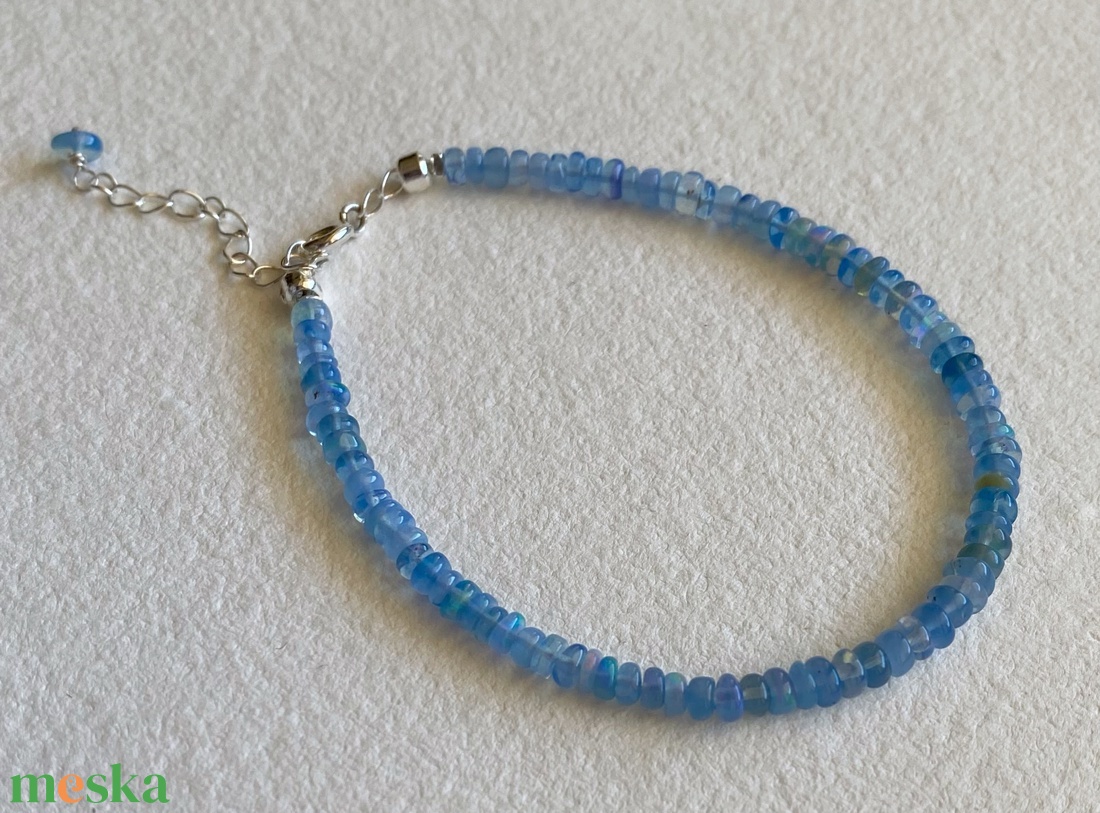 Karkötő opállal - ékszer - karkötő - gyöngyös karkötő - Meska.hu Karkötő opállal - ékszer - karkötő - gyöngyös karkötő - Meska.hu