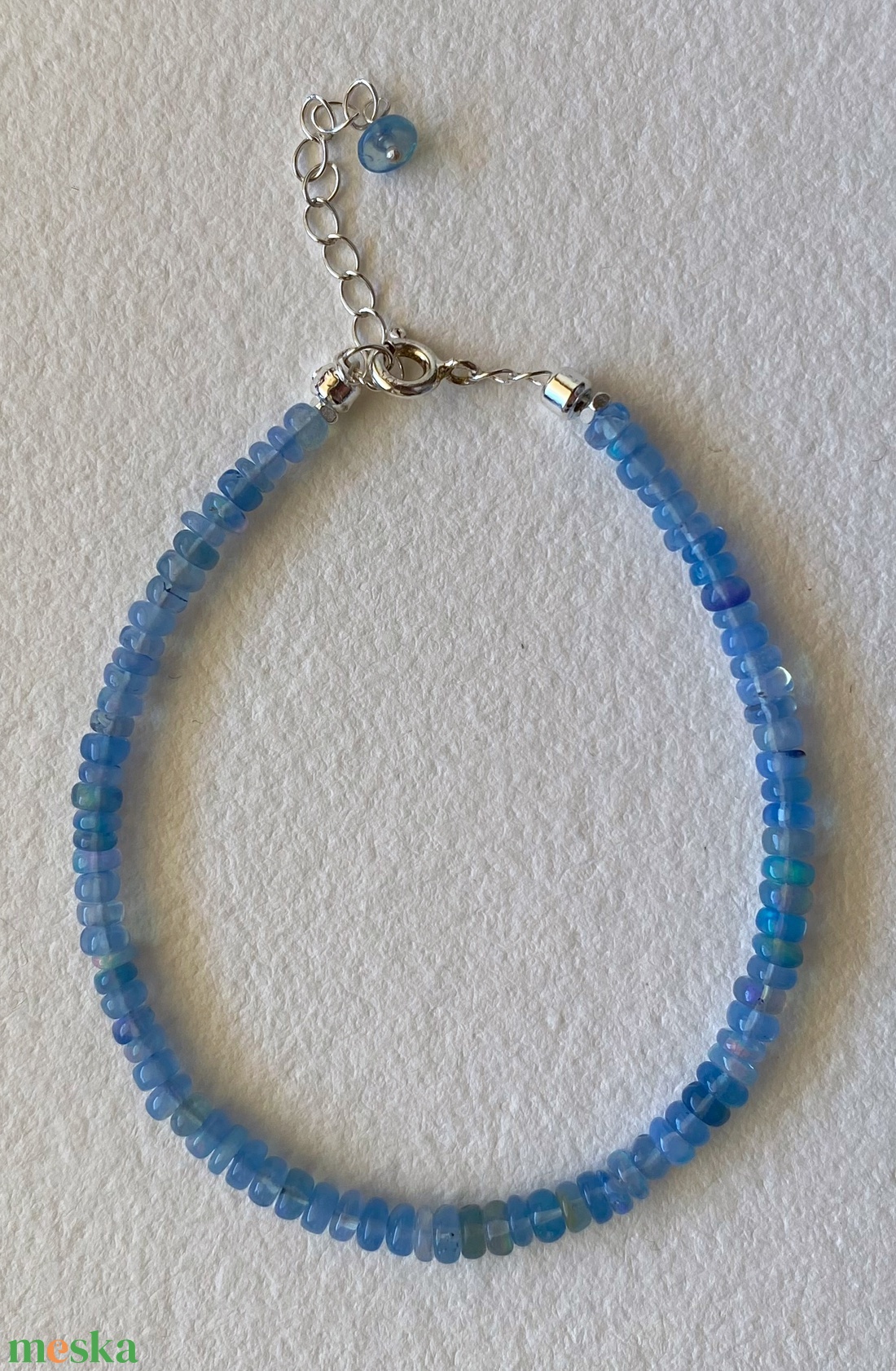 Karkötő opállal - ékszer - karkötő - gyöngyös karkötő - Meska.hu Karkötő opállal - ékszer - karkötő - gyöngyös karkötő - Meska.hu