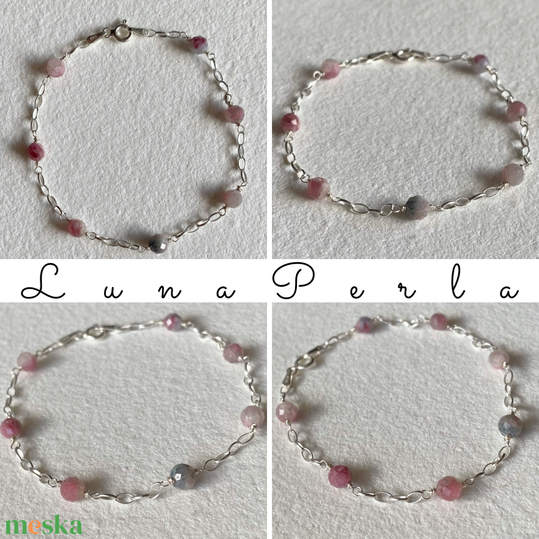 Turmalin karkötő - ékszer - karkötő - gyöngyös karkötő - Meska.hu