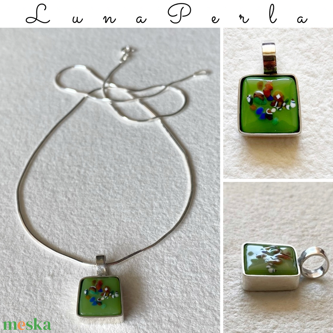 Tavasz - ezüst medál - ékszer - nyaklánc - medál - Meska.hu