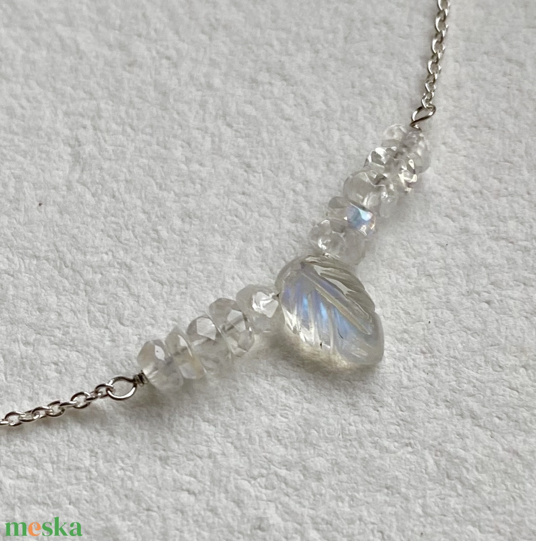 Holdkő ezüst nyaklánc - ékszer - nyaklánc - medálos nyaklánc - Meska.hu