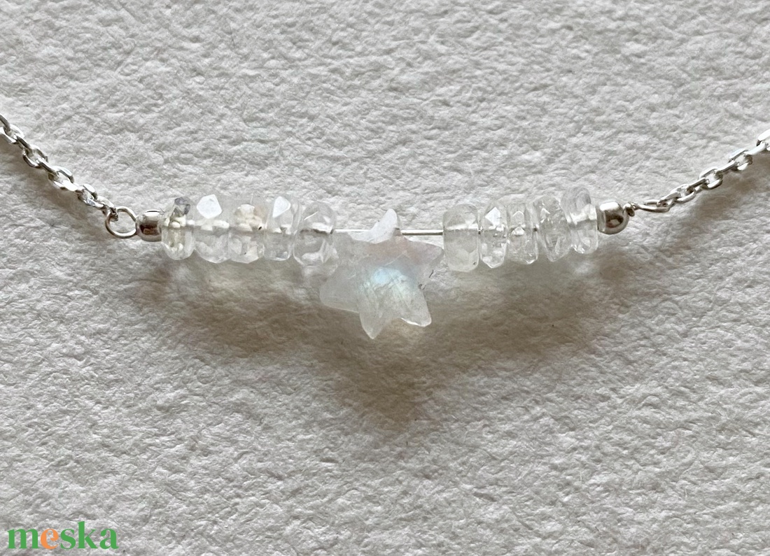 Holdkő ezüst nyaklánc - ékszer - nyaklánc - medálos nyaklánc - Meska.hu