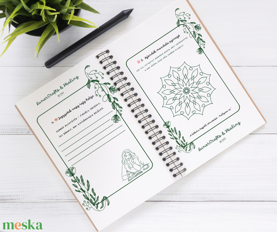 Mini Tarot Csomag � Önismereti napló + Tarot útmutató + mandala színezők (PDF, nyomtatható) - művészet - grafika & illusztráció - digitális - Meska.hu