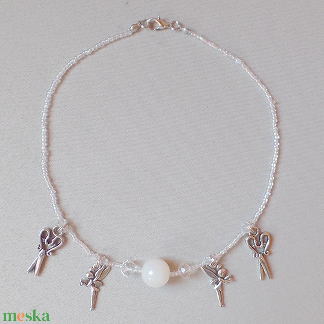 Gyermek nyaklánc (Csingiling - 38 cm) - ékszer - nyaklánc - gyöngyös nyaklánc - Meska.hu