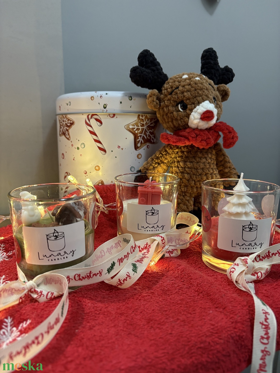 Cozy Winter Wonderland - karácsony - karácsonyi lakásdekoráció - karácsonyi illatgyertya, mécses - Meska.hu