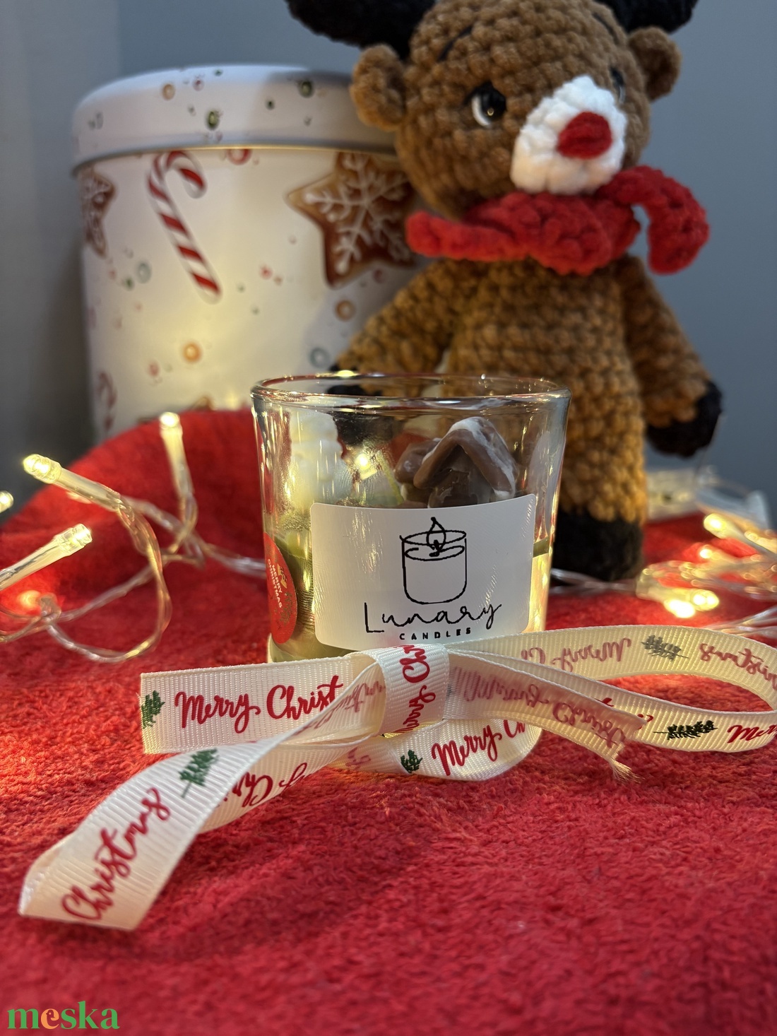 Cozy Winter Wonderland - karácsony - karácsonyi lakásdekoráció - karácsonyi illatgyertya, mécses - Meska.hu