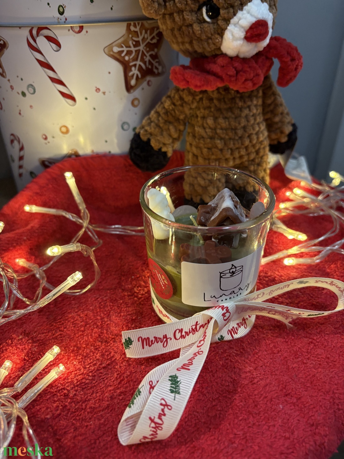 Cozy Winter Wonderland - karácsony - karácsonyi lakásdekoráció - karácsonyi illatgyertya, mécses - Meska.hu