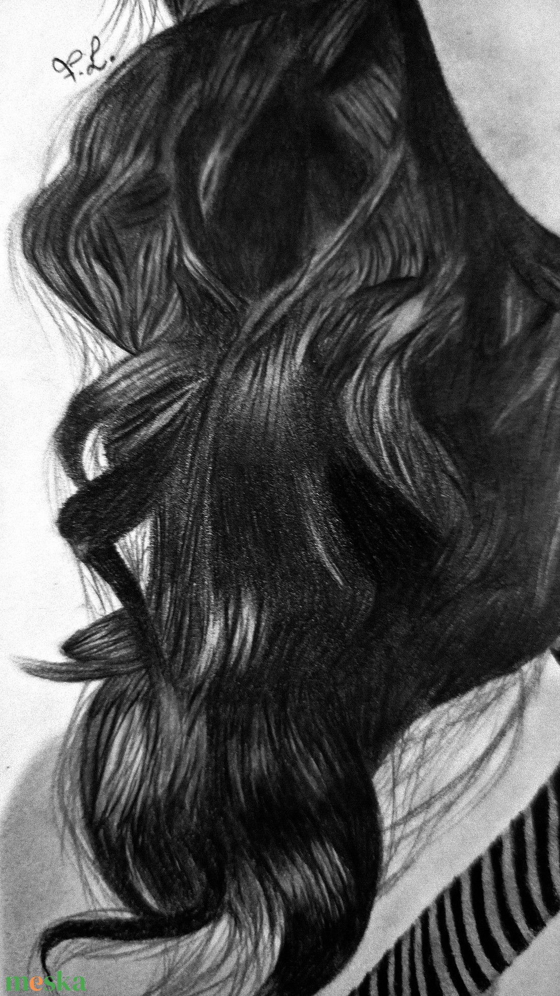 Zendaya A/4-es portrérajz - művészet - grafika & illusztráció - ceruzarajz - Meska.hu