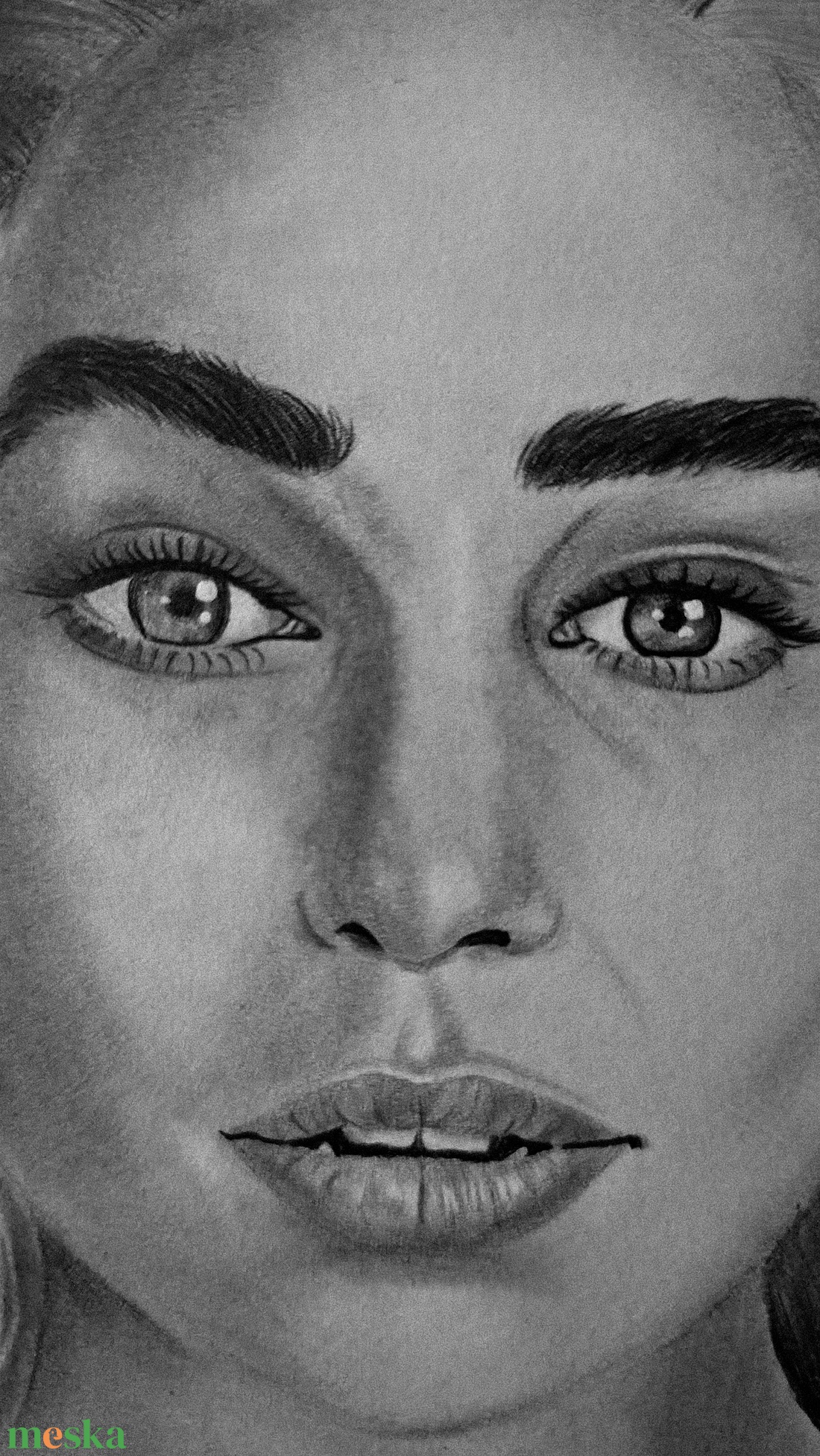 Kézzel készült Emilia Clarke portrérajz - művészet - grafika & illusztráció - ceruzarajz - Meska.hu