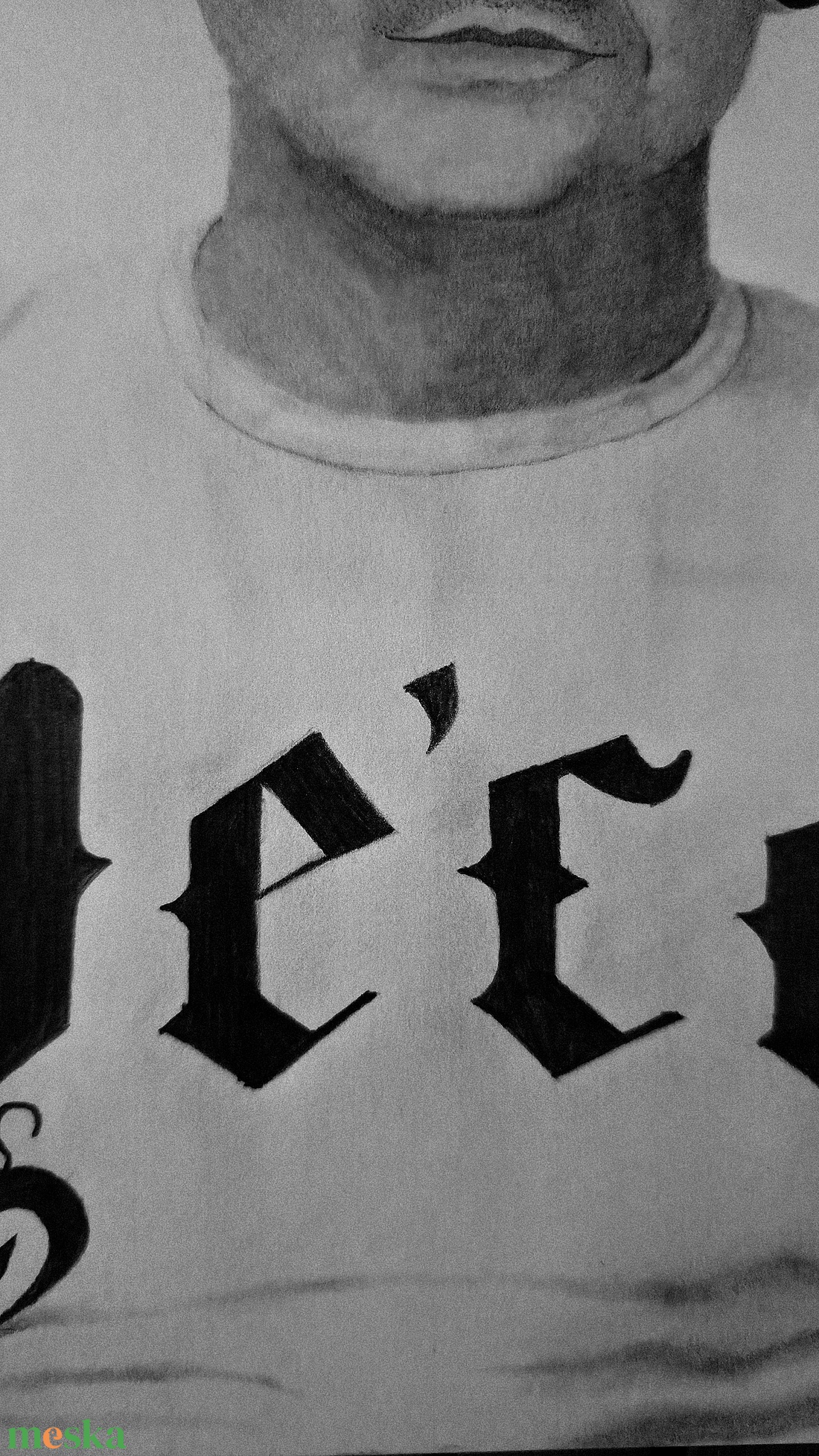 Chester Bennington A/4-es méretű, kézzel készült portré rajz - művészet - grafika & illusztráció - ceruzarajz - Meska.hu