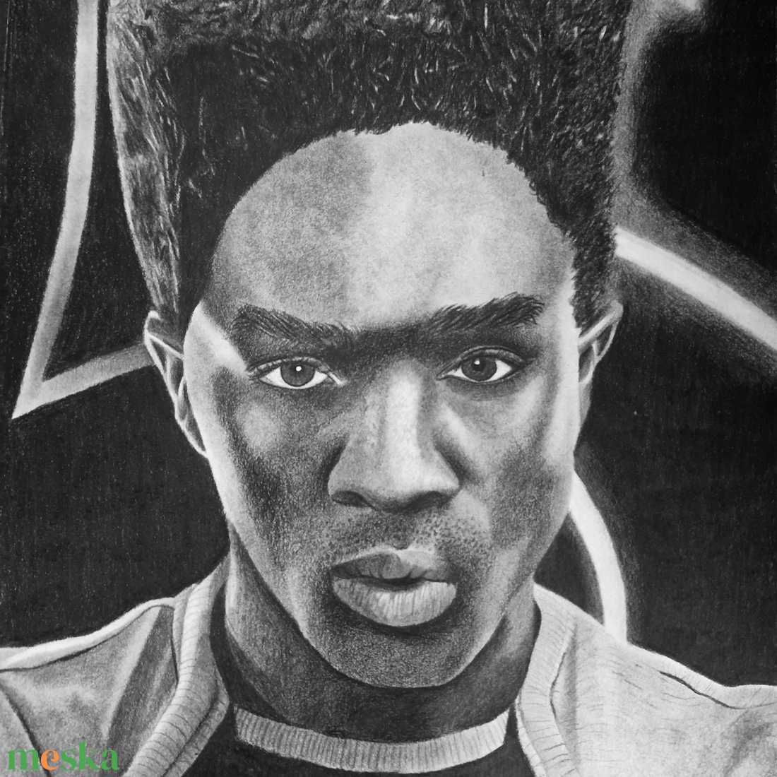 Lucas Sinclair kézzel készült portré rajz - művészet - grafika & illusztráció - ceruzarajz - Meska.hu