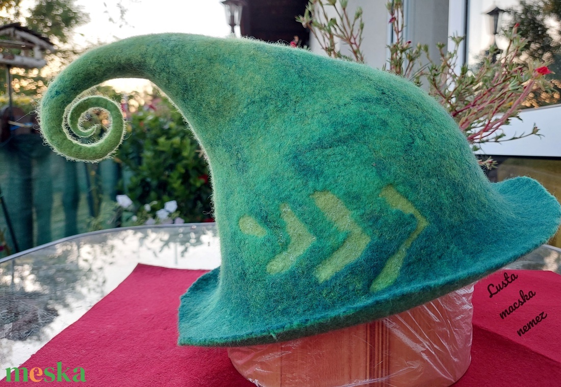 Nemez manó sapka - ruha & divat - sál, sapka, kendő - kalap - Meska.hu