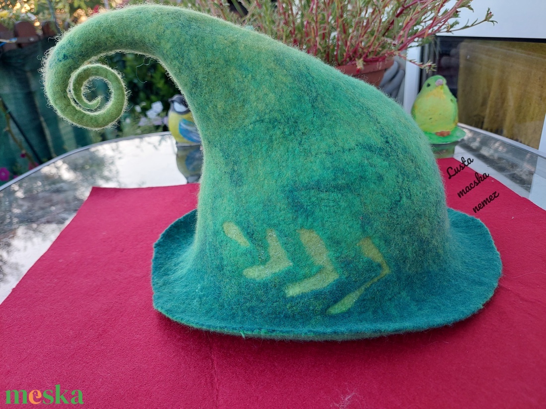 Nemez manó sapka - ruha & divat - sál, sapka, kendő - kalap - Meska.hu