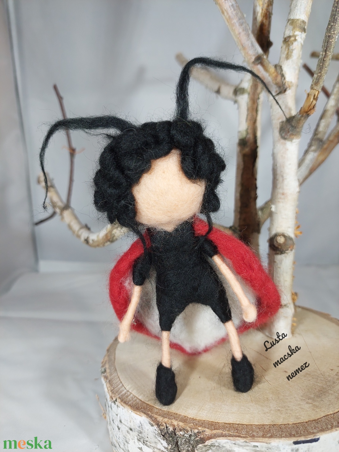 Katica gyapjú tündér - otthon & életmód - dekoráció - dísztárgy - Meska.hu