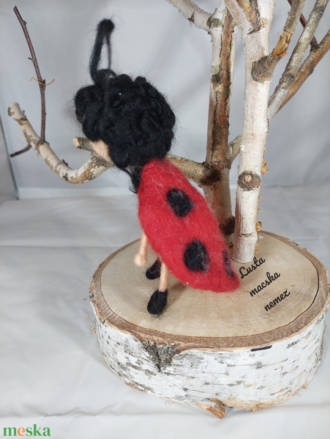 Katica gyapjú tündér - otthon & életmód - dekoráció - dísztárgy - Meska.hu