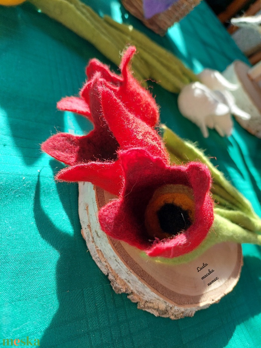 Piros nemez tulipán - otthon & életmód - dekoráció - asztal és polc dekoráció - asztaldísz - Meska.hu Piros nemez tulipán - otthon & életmód - dekoráció - asztal és polc dekoráció - asztaldísz - Meska.hu