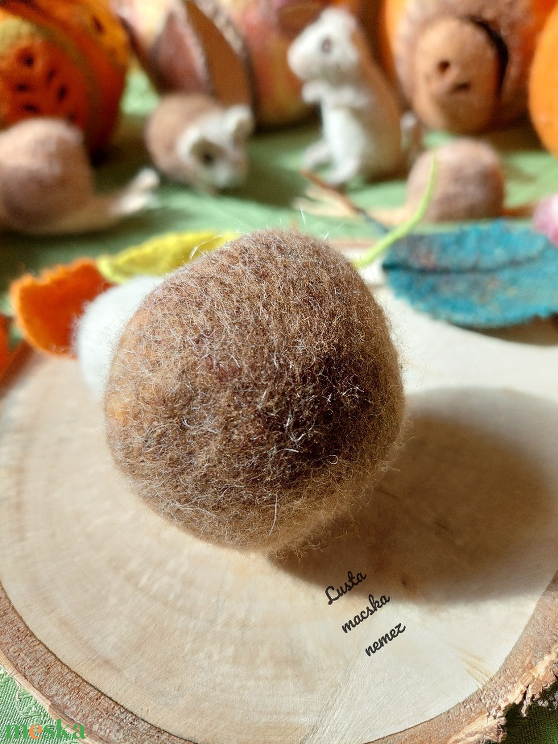 Nemez vargánya - otthon & életmód - dekoráció - asztal és polc dekoráció - asztaldísz - Meska.hu