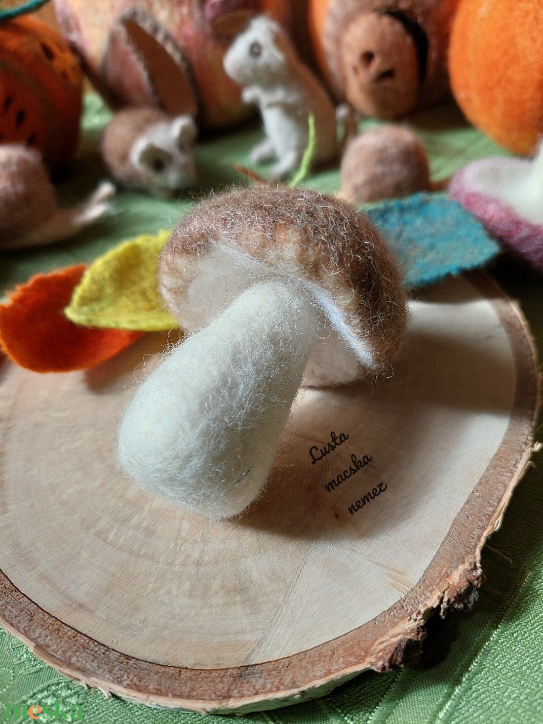 Nemez vargánya - otthon & életmód - dekoráció - asztal és polc dekoráció - asztaldísz - Meska.hu