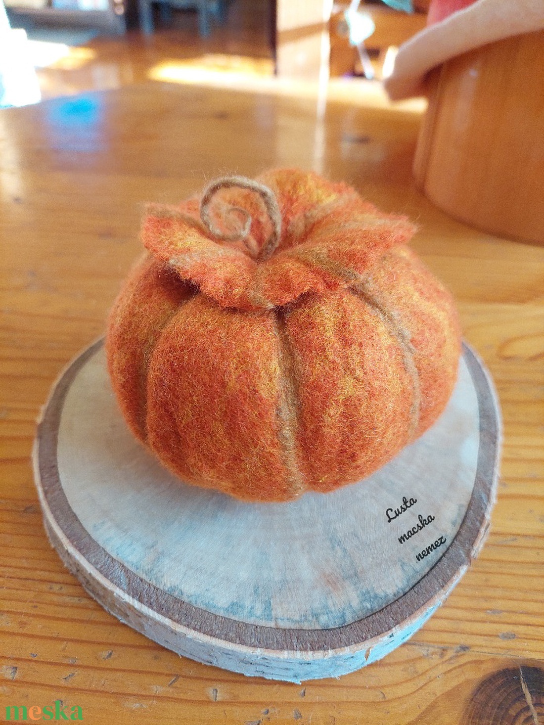 Közepes tök formájú nemez tároló - otthon & életmód - dekoráció - dísztárgy - Meska.hu Közepes tök formájú nemez tároló - otthon & életmód - dekoráció - dísztárgy - Meska.hu