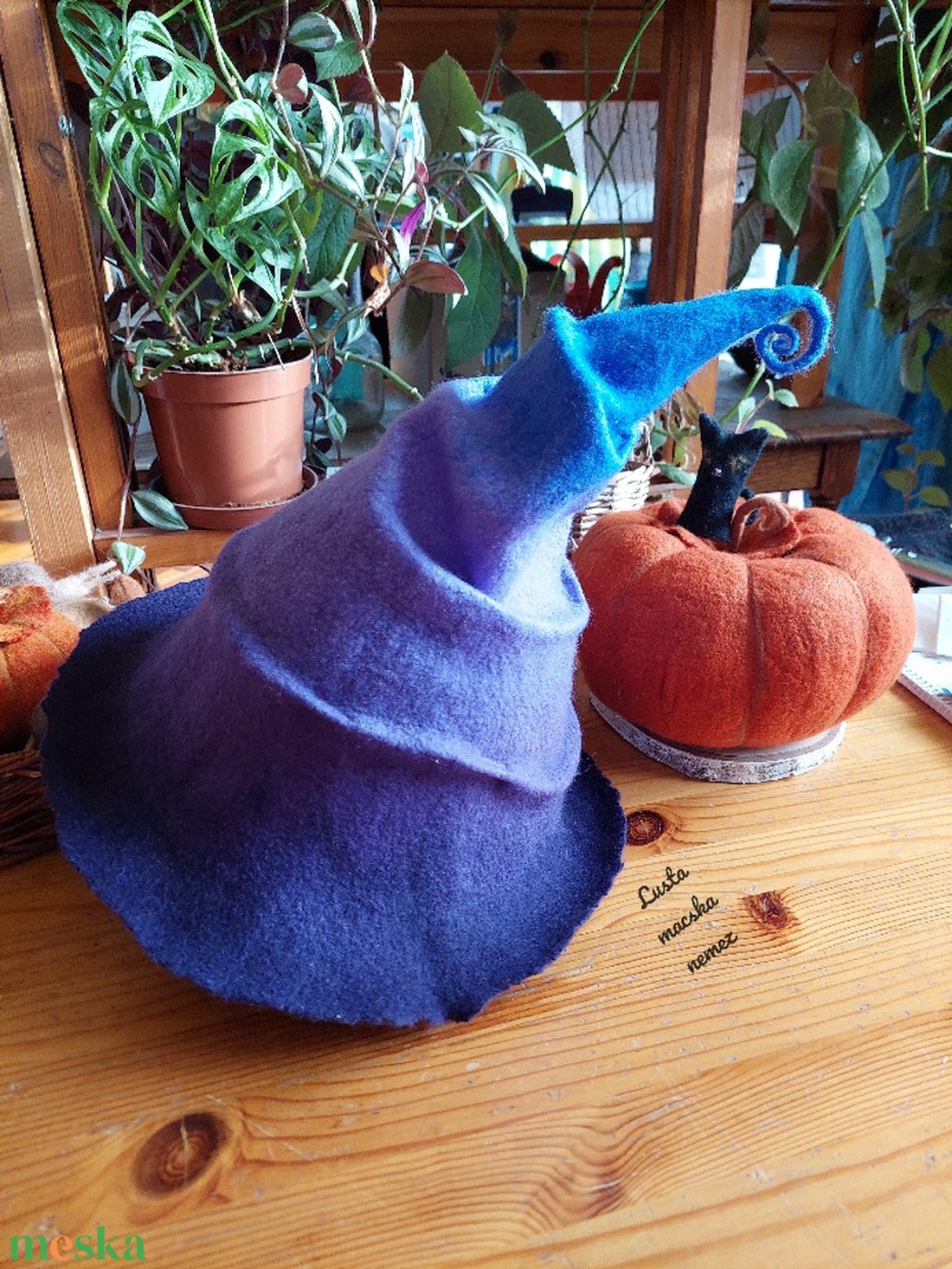 Boszorkány kalap felnőtt méretben - ruha & divat - sál, sapka, kendő - kalap - Meska.hu