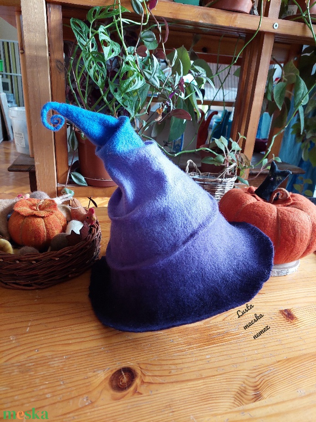 Boszorkány kalap felnőtt méretben - ruha & divat - sál, sapka, kendő - kalap - Meska.hu