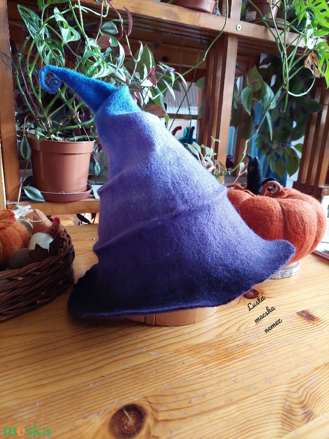 Boszorkány kalap felnőtt méretben - ruha & divat - sál, sapka, kendő - kalap - Meska.hu