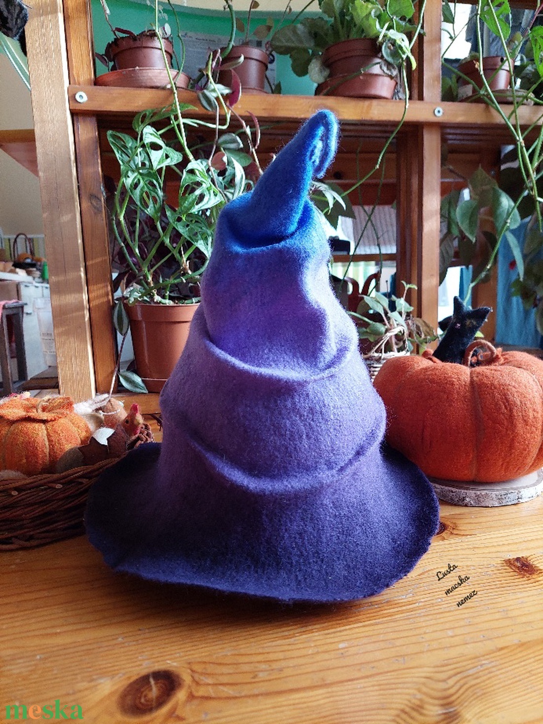 Boszorkány kalap felnőtt méretben - ruha & divat - sál, sapka, kendő - kalap - Meska.hu