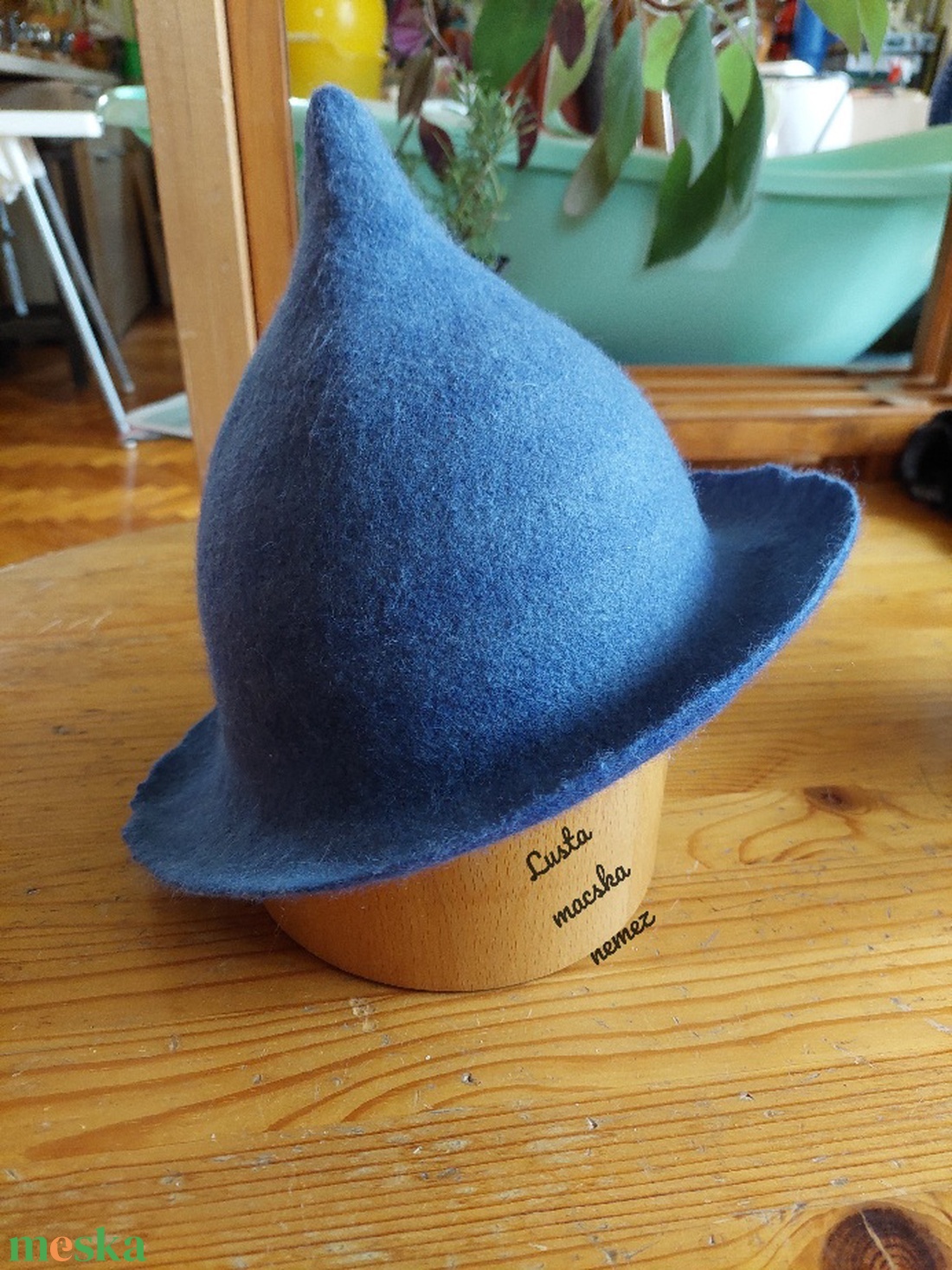 Kék féloldalas kalap - ruha & divat - sál, sapka, kendő - kalap - Meska.hu Kék féloldalas kalap - ruha & divat - sál, sapka, kendő - kalap - Meska.hu