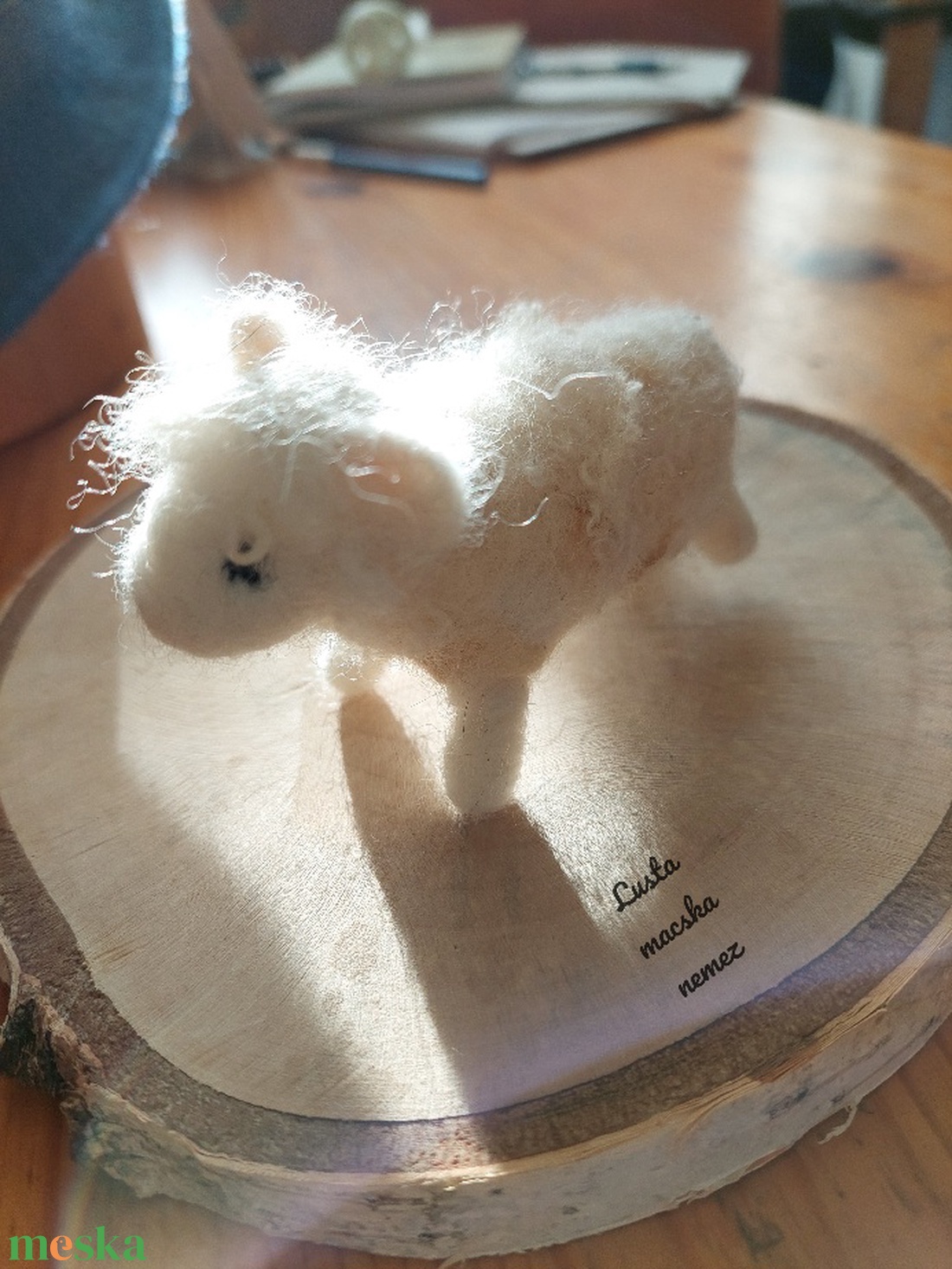 Fehér nemez bárány - otthon & életmód - dekoráció - asztal és polc dekoráció - asztaldísz - Meska.hu Fehér nemez bárány - otthon & életmód - dekoráció - asztal és polc dekoráció - asztaldísz - Meska.hu