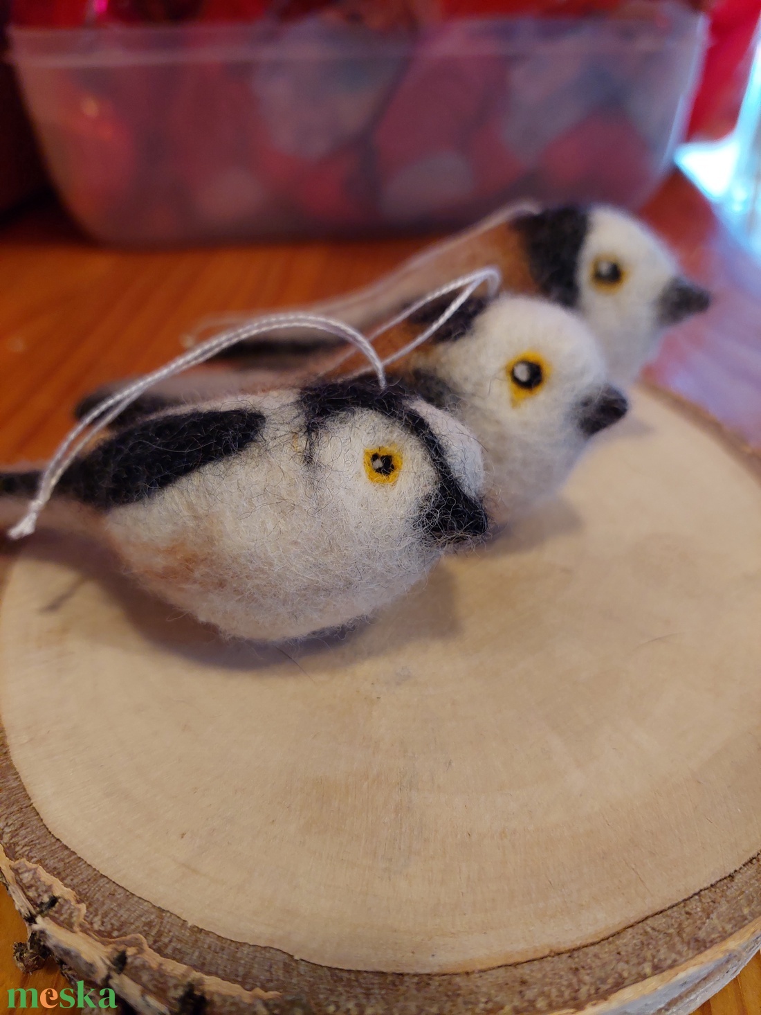 Nemez őszapók 3db - otthon & életmód - dekoráció - ajtó- és ablak dekoráció - ablakdísz - Meska.hu