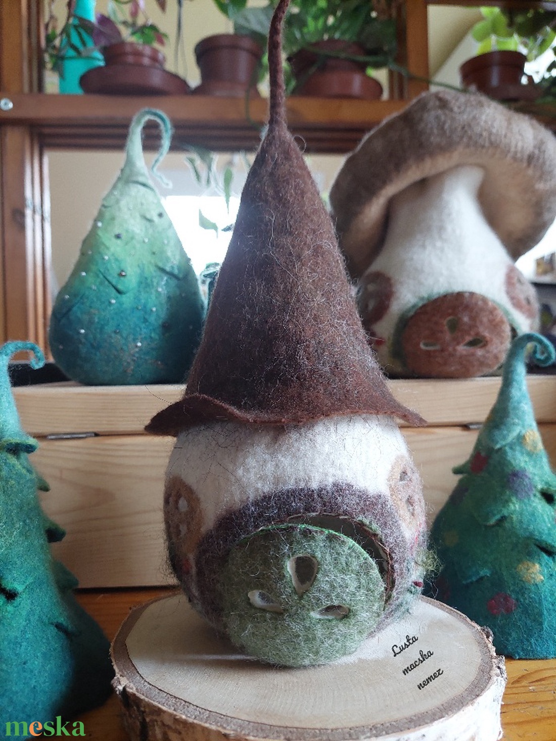 Közepes nemez házikó - játék & sport - baba & babaház - babaház - Meska.hu