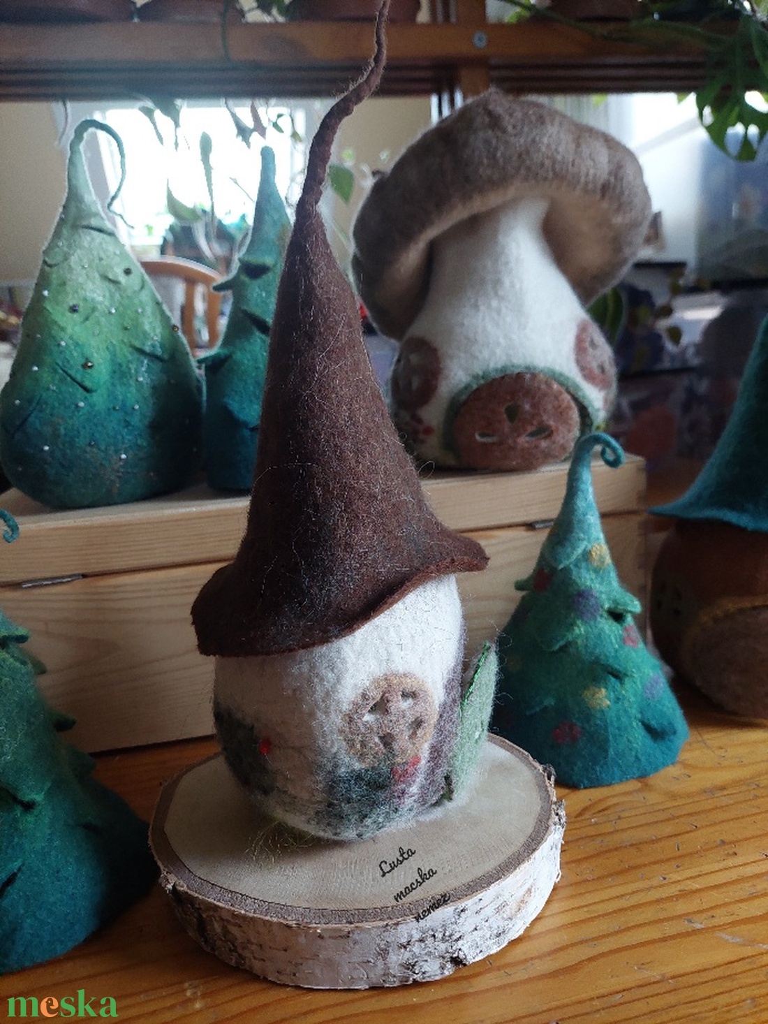 Közepes nemez házikó - játék & sport - baba & babaház - babaház - Meska.hu