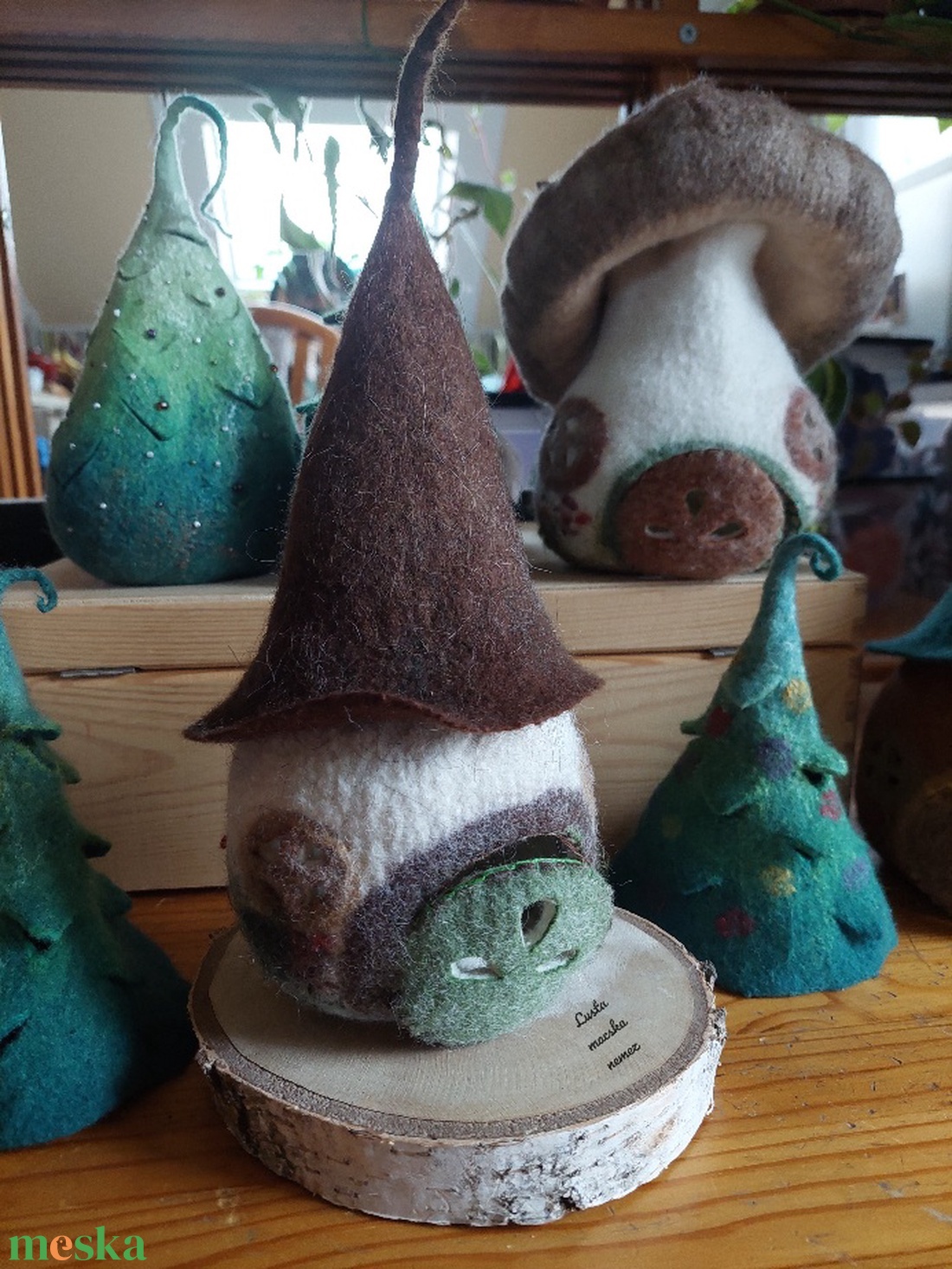 Közepes nemez házikó - játék & sport - baba & babaház - babaház - Meska.hu